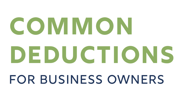 Common deductions for business owners