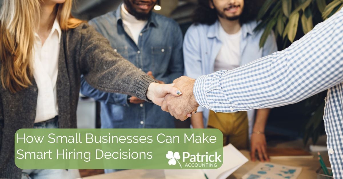 Group of professionals in business casual attire shaking hands across a desk, with text overlay: