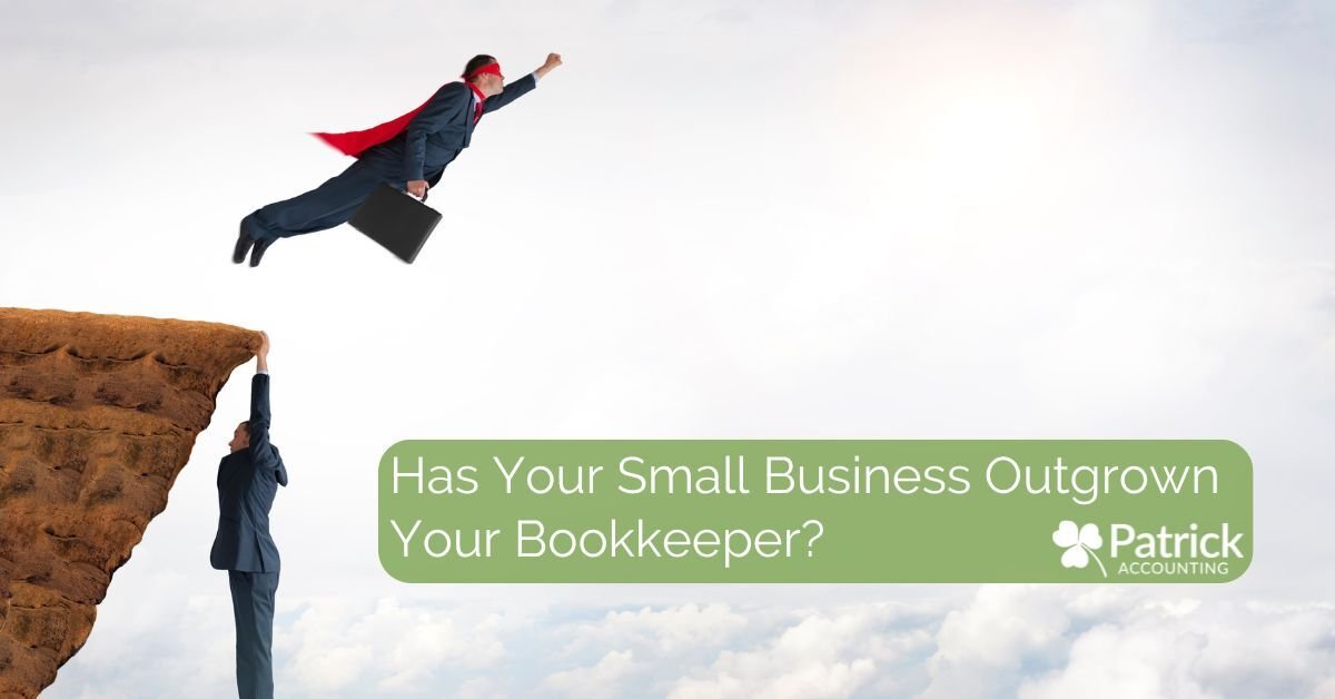 Businessman in a cape jumping off a cliff while another business person hangs from the edge of the cliff, with text