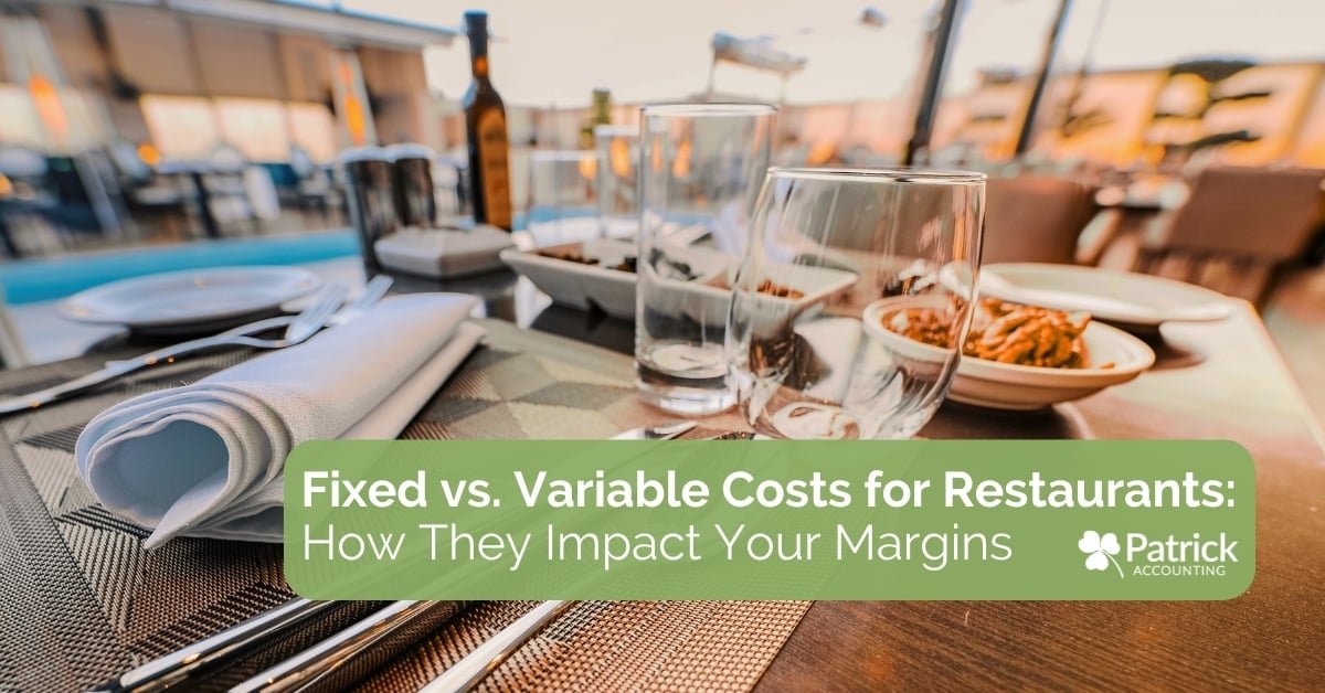 Restaurant table set for service illustrating fixed and variable costs and how they impact restaurant profit margins.
